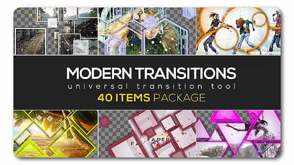 Modern Transition Pack | 40 - VideoHive 19830451