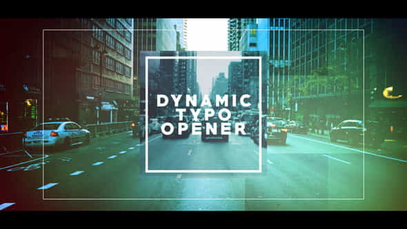 Dynamic Typo Opener - VideoHive 21698650
