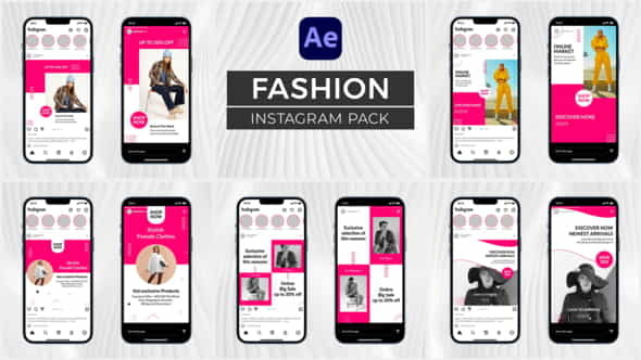 Fashion Instagram Pack for After - VideoHive 37447848