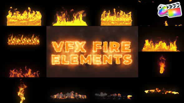 VFX Fire Elements - VideoHive 48092140