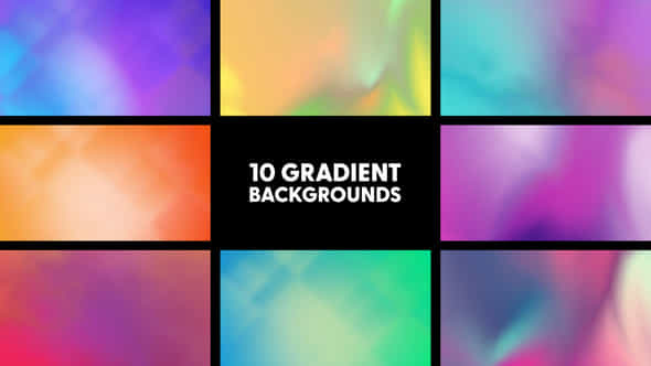 Gradient Backgrounds - VideoHive 43571108