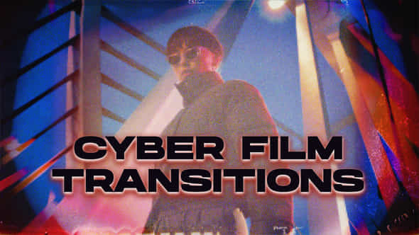 Cyber Film Transitions After Effects - VideoHive 54875389