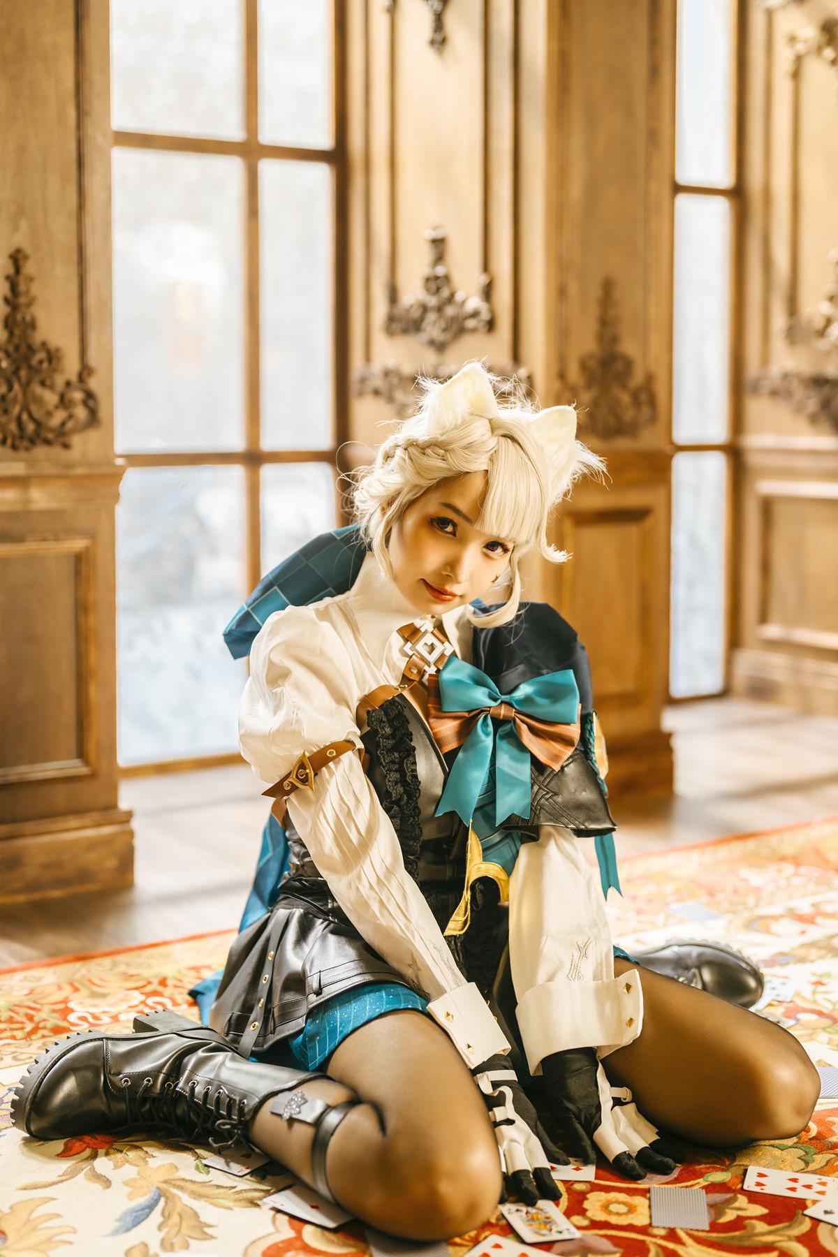 慕慕Momo, ヌード写真集 原神 Genshin 琳妮特的色情魔術 室内(9)