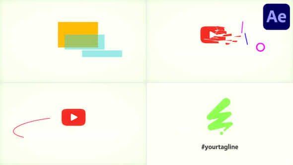 Abstract Minimal Logo For After Effects - VideoHive 55379417