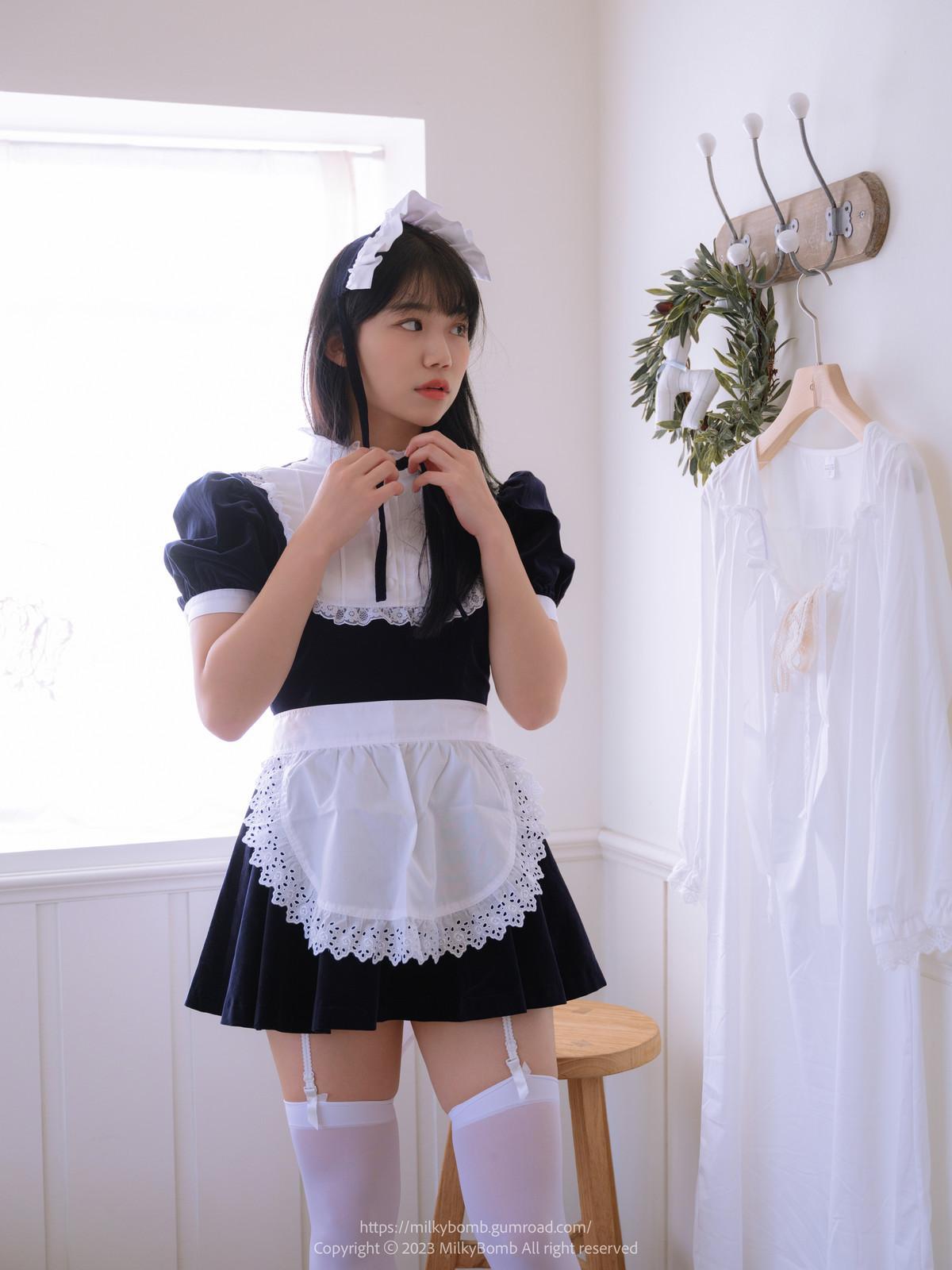 Yui 유이, [MilkyBomb] Maid Set.01(40)