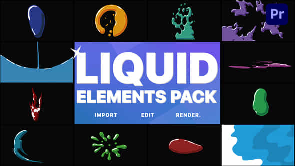 Liquid Elements - VideoHive 37499157