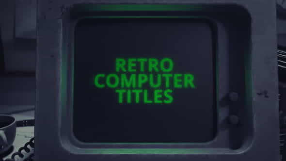Retro Computer Titles - VideoHive 25116356
