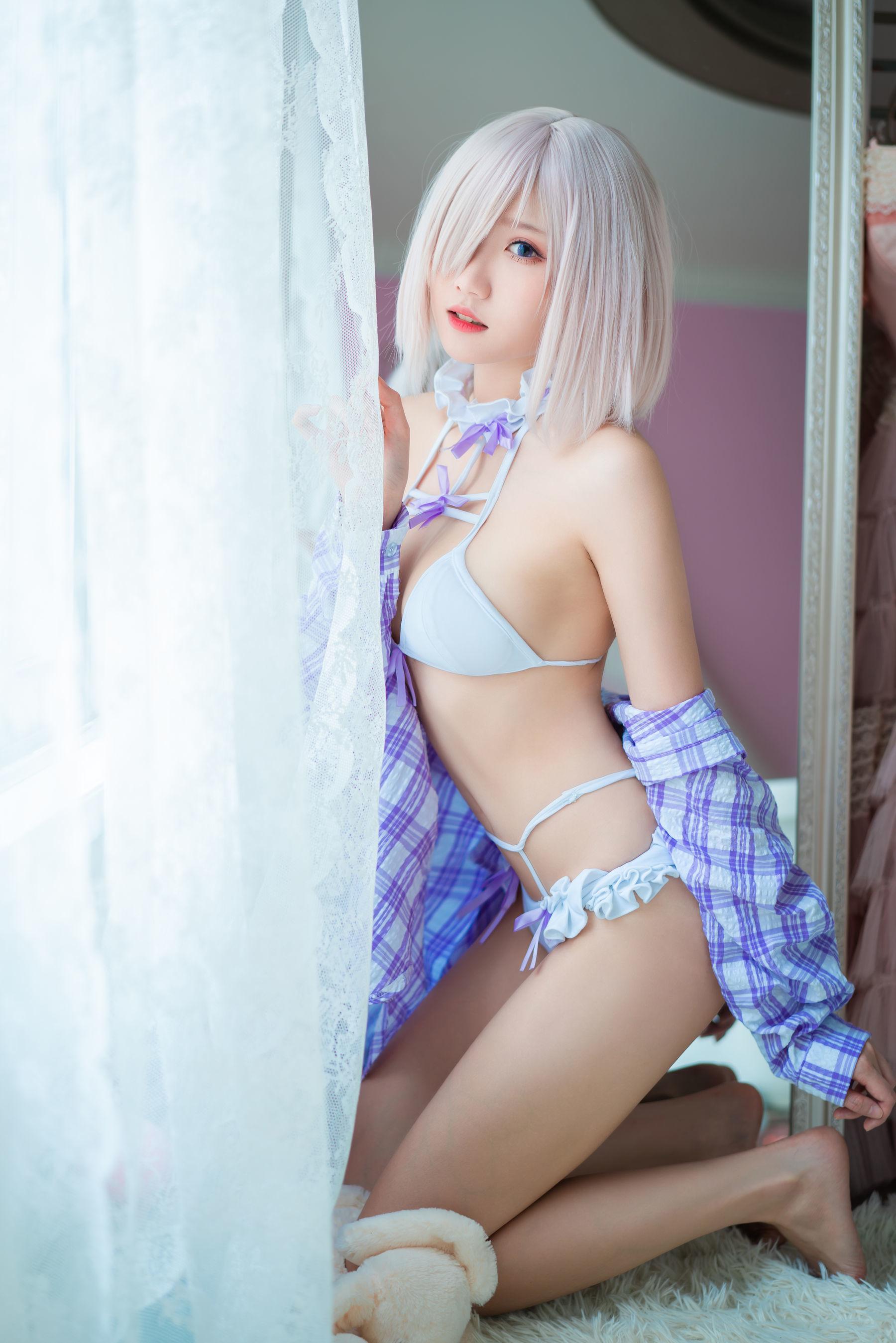 [网红COSER] 瓜希酱福利 – 玛修下着(2)