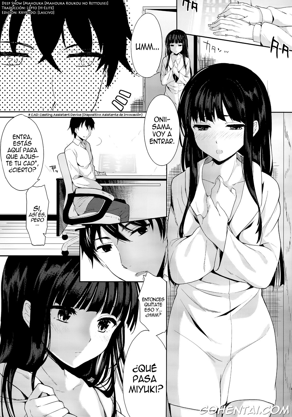 Deep Snow (Mahouka koukou no Rettousei) xxx comics manga porno doujin hentai español sexo 