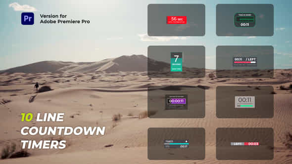 Line Countdown Timers - VideoHive 40212506