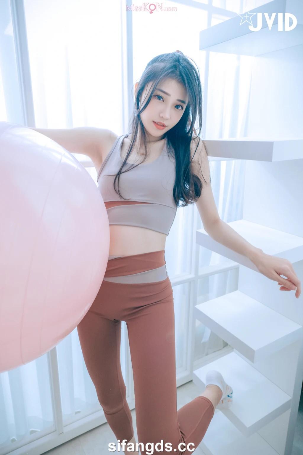 [JVID] 妍妍 Angel:【禁忌瑜珈課程】 瑜珈教練的秘密 裸體私人課程 (224 photos )(39)