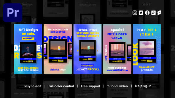 Nonfungible Token Instagram Reels - VideoHive 48740827