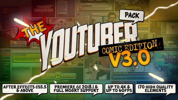 The YouTuber Pack - Comic - VideoHive 22745238