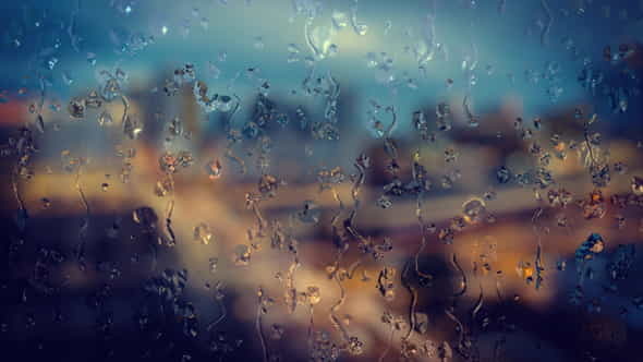 Rain on the Window - VideoHive 22294856