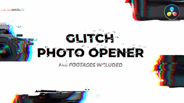Glitch Photographer Opener| - VideoHive 35787448