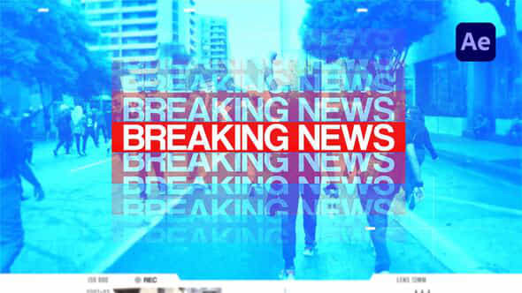 Breaking News Report Promo - VideoHive 50240356