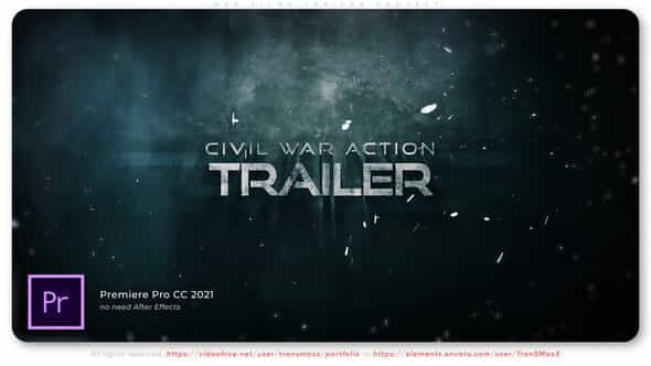 War Films Trailer - VideoHive 38947381