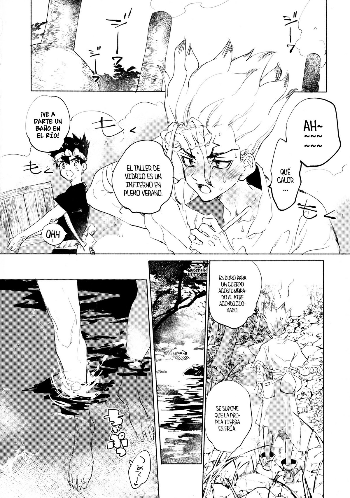 Sekki Sekai de Mabushii Natsu (Dr. STONE) xxx comics manga porno doujin hentai español sexo 