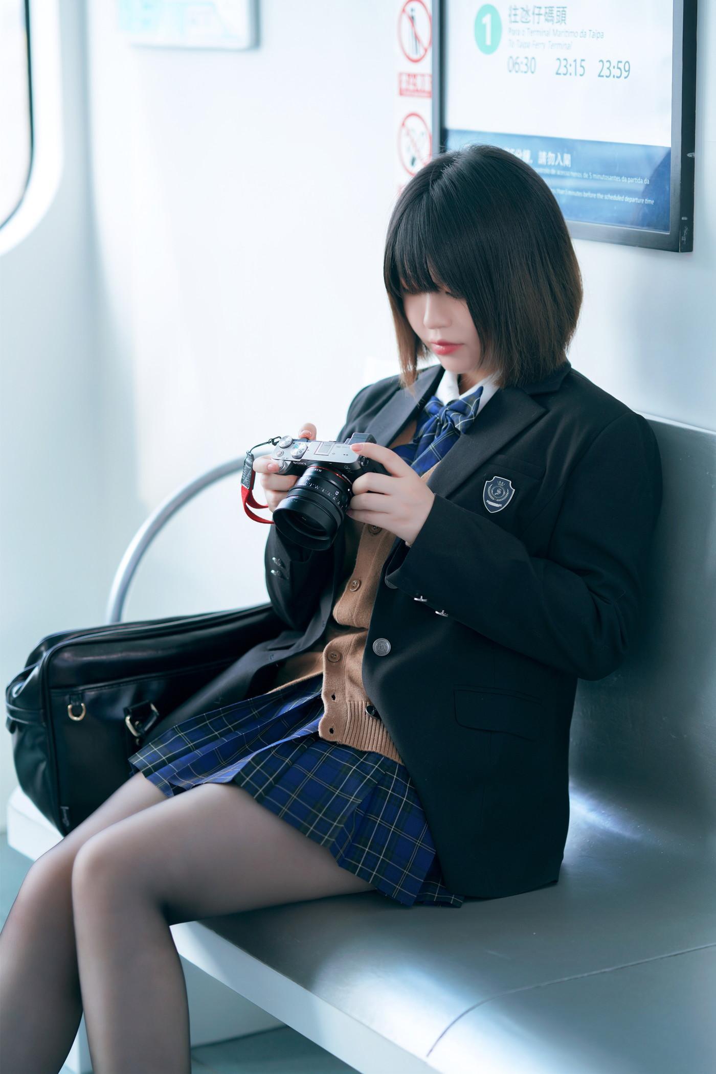 Cosplay 半半子Banbanko 彼女の制服(11)