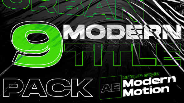 Modern Titles Ae - VideoHive 57131445