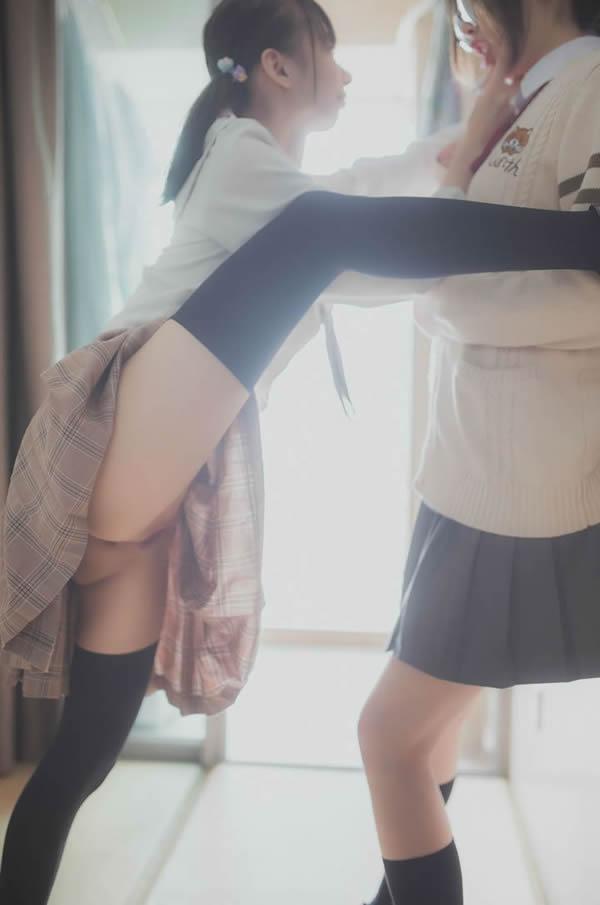 极品柚木写真品玉系列-制服妹子无圣光套图2(12)