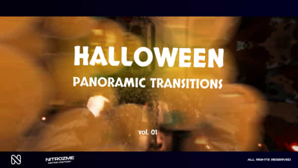 Halloween Panoramic Transitions - VideoHive 48378105