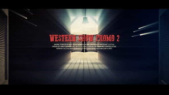 Western Show Promo V2 - VideoHive 24132731