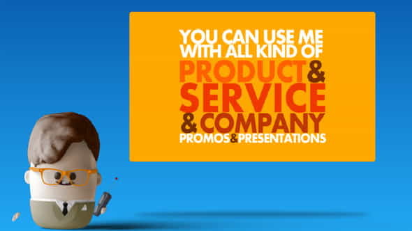 Animated Promo Presenter - VideoHive 8128777