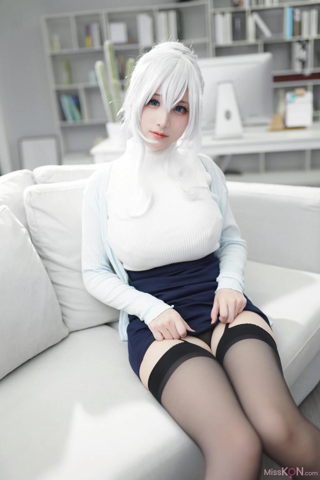 Coser@幼愛Youmeko: 未亡人雪女 (70 photos)(34)