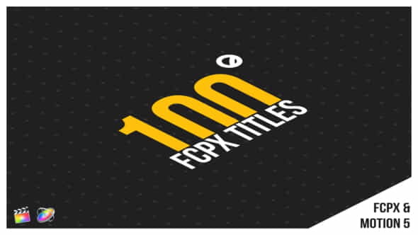 100 Titles | FCPX or - VideoHive 22400035