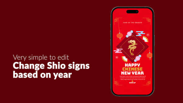 Flat Chinese New Year Instagram Reel - VideoHive 50519715