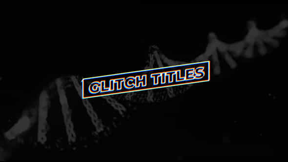 Glitch Titles 2.0 - VideoHive 36602676