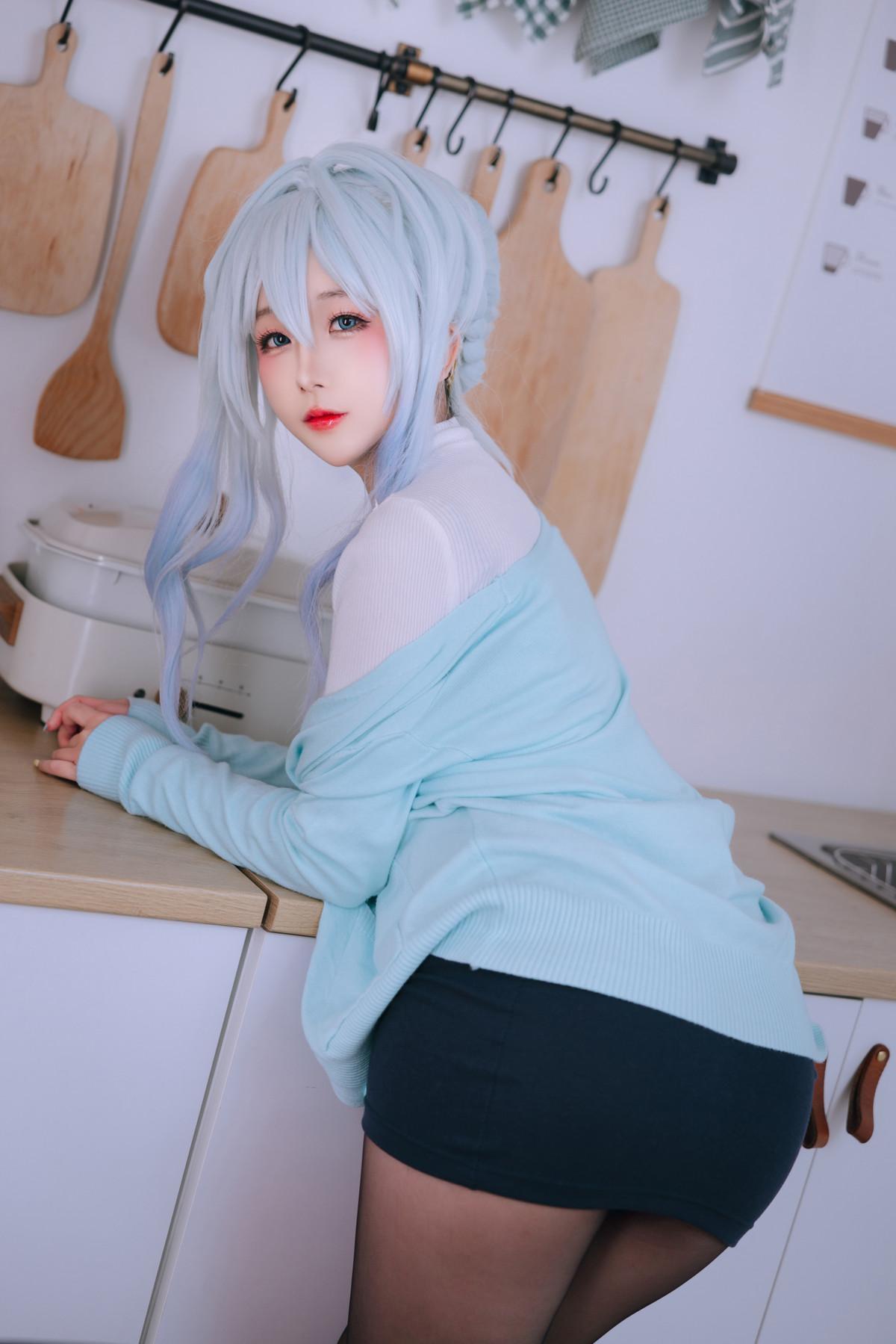 Cosplay Rinaijiao日奈娇 未亡人雪女 Set.03(9)