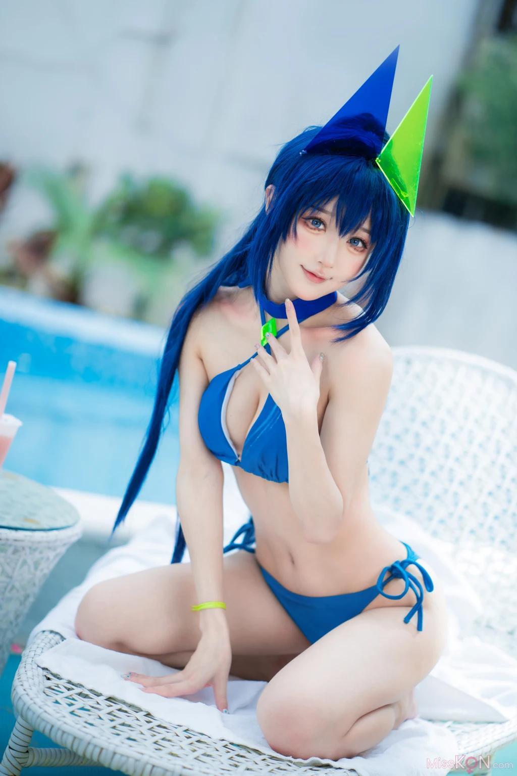 Coser@阿包也是兔娘: 花园泳装 (35 photos)(19)