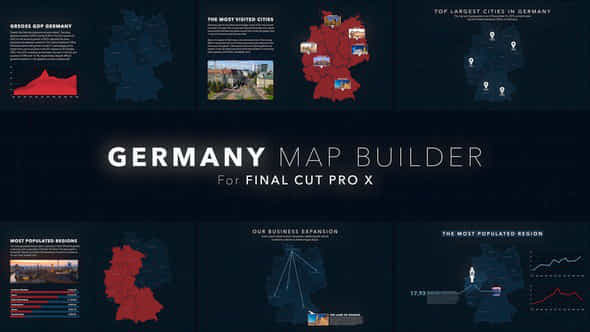 Germany Map Builder - VideoHive 42111448