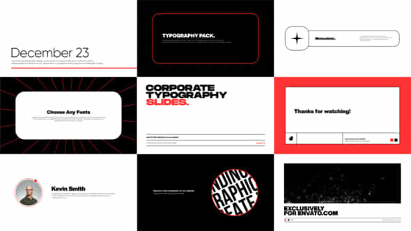 Corporate Typography - VideoHive 39809371