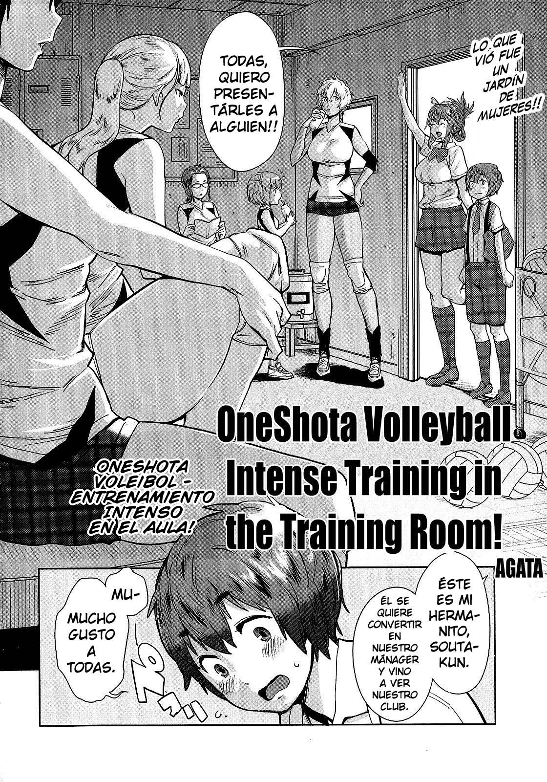 OneShota Voleibol - Entrenamiento Intenso en el Aula! - 1