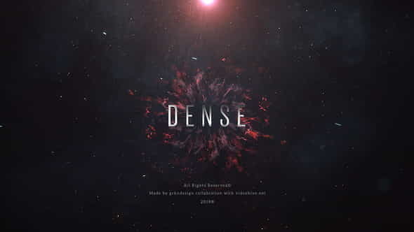 Dense | Trailer Titles - VideoHive 21781574