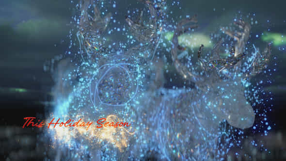 Santa Sleigh Reveal - VideoHive 55605086