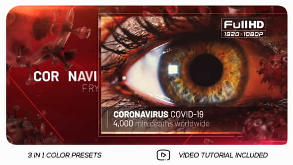 COVID-19 Coronavirus Tehnology Slideshow | Medical - VideoHive 26281320
