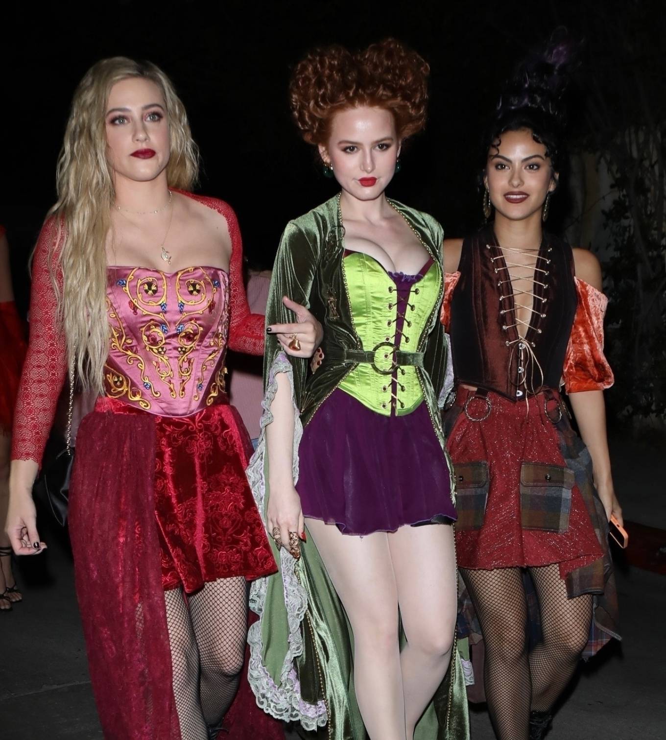 Camila Mendes With Lili Reinhart And Madelaine Petsch As Hocus Pocus Trio In L