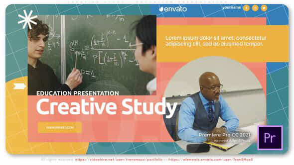 Creative Study Education Presentation - VideoHive 51460889