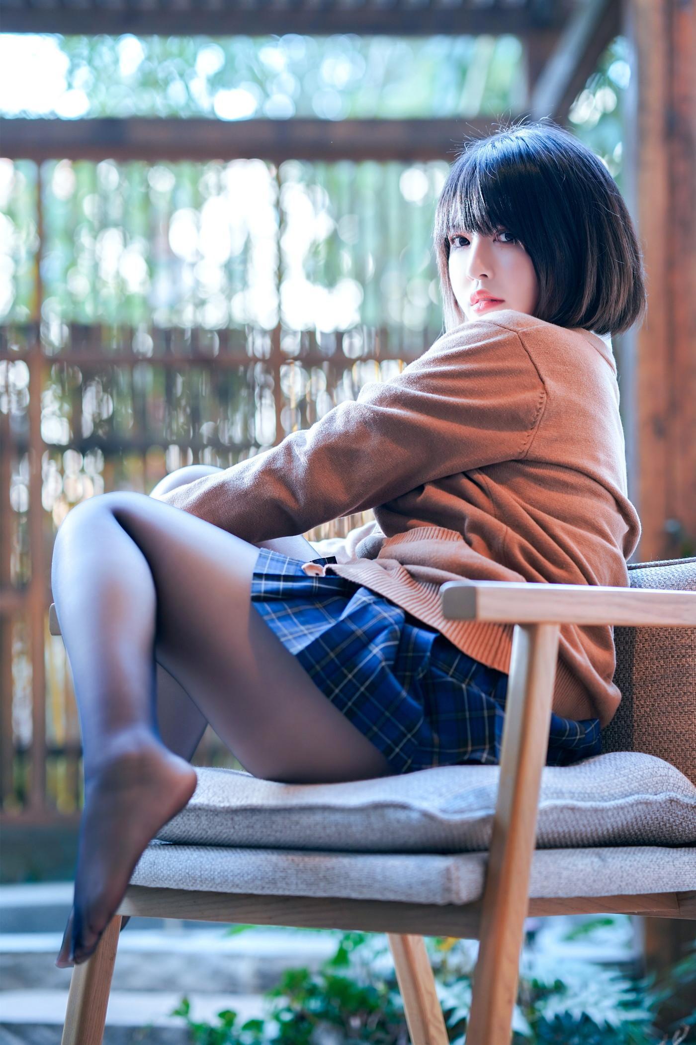 Cosplay 半半子Banbanko 彼女の制服(38)