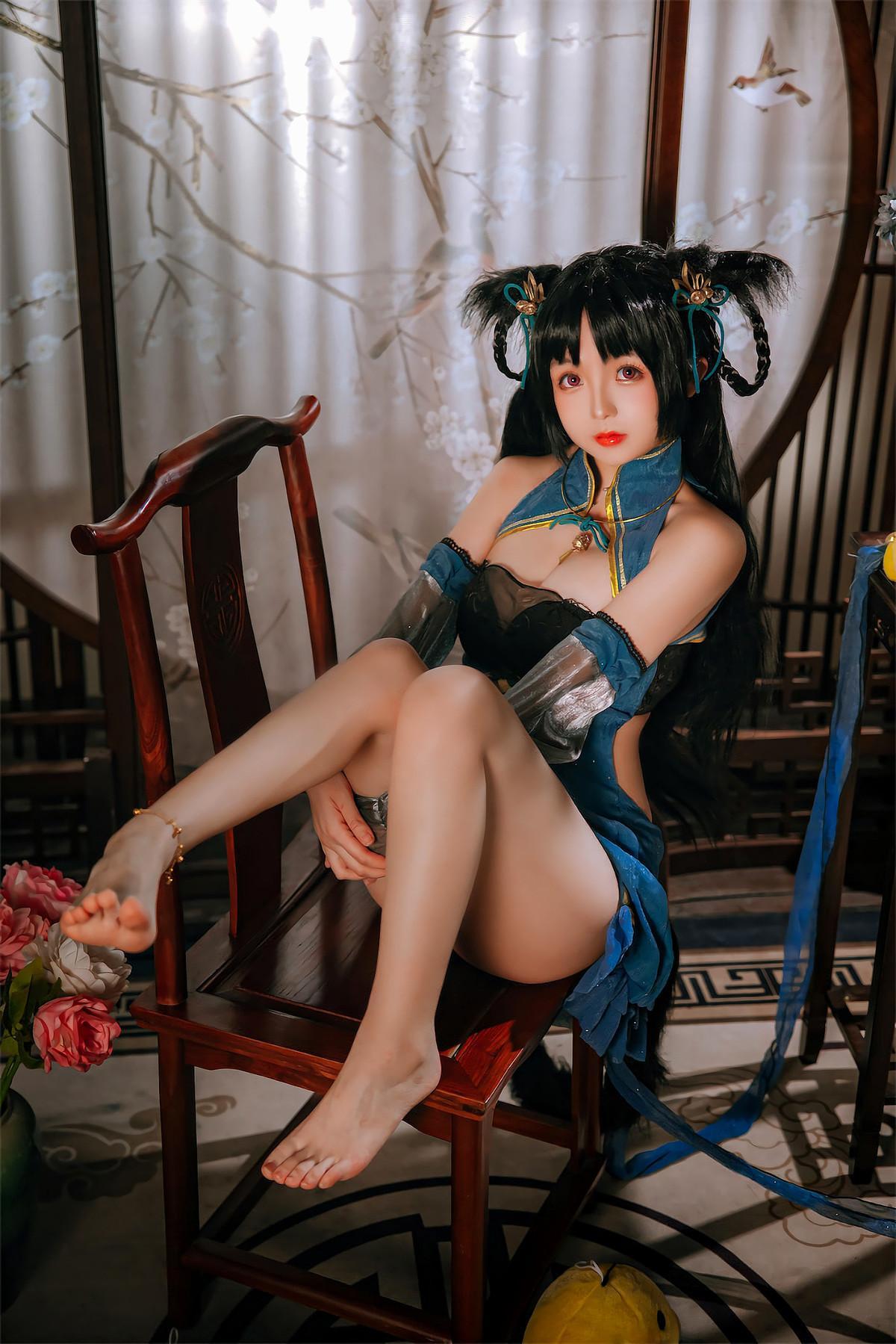 Cosplay Rinaijiao日奈娇 碧蓝航线 大潮旗袍(31)