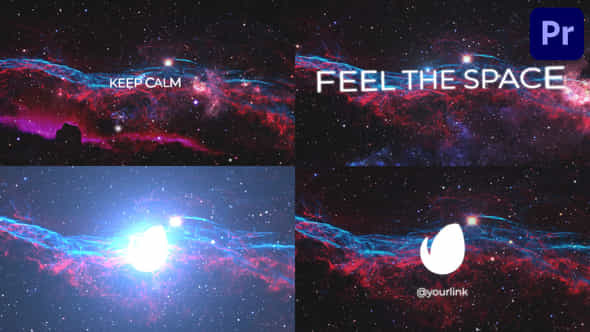 Space Logo For Premiere Pro - VideoHive 49676129