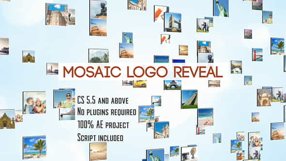 Mosaic Logo Reveal | After - VideoHive 19756238