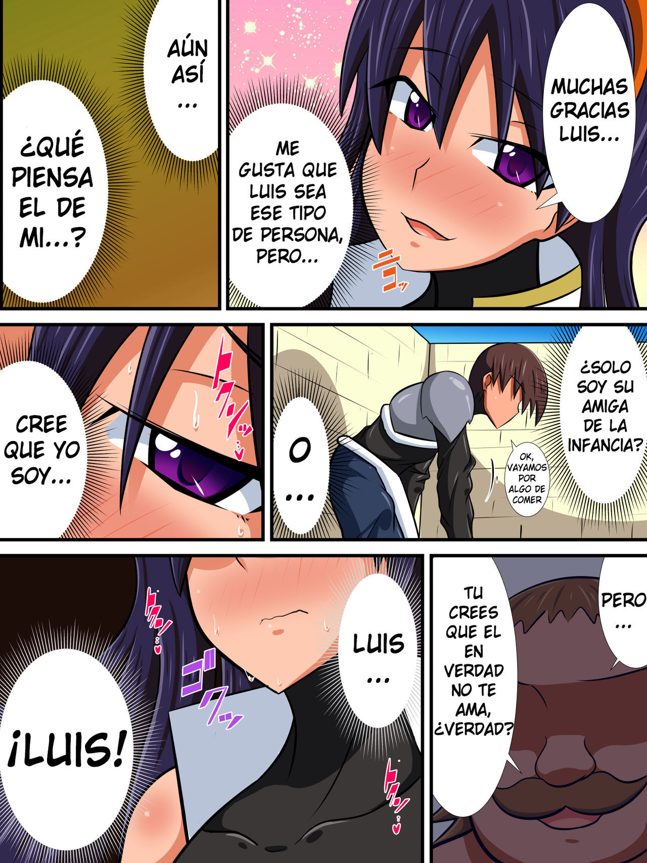 [Haneinu] Osananajimi no Onna Kishi ga Oujo ni Naru Made Kouhen [Spanish] [Yumrod]