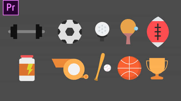 Sport Animated Icons - VideoHive 34272076