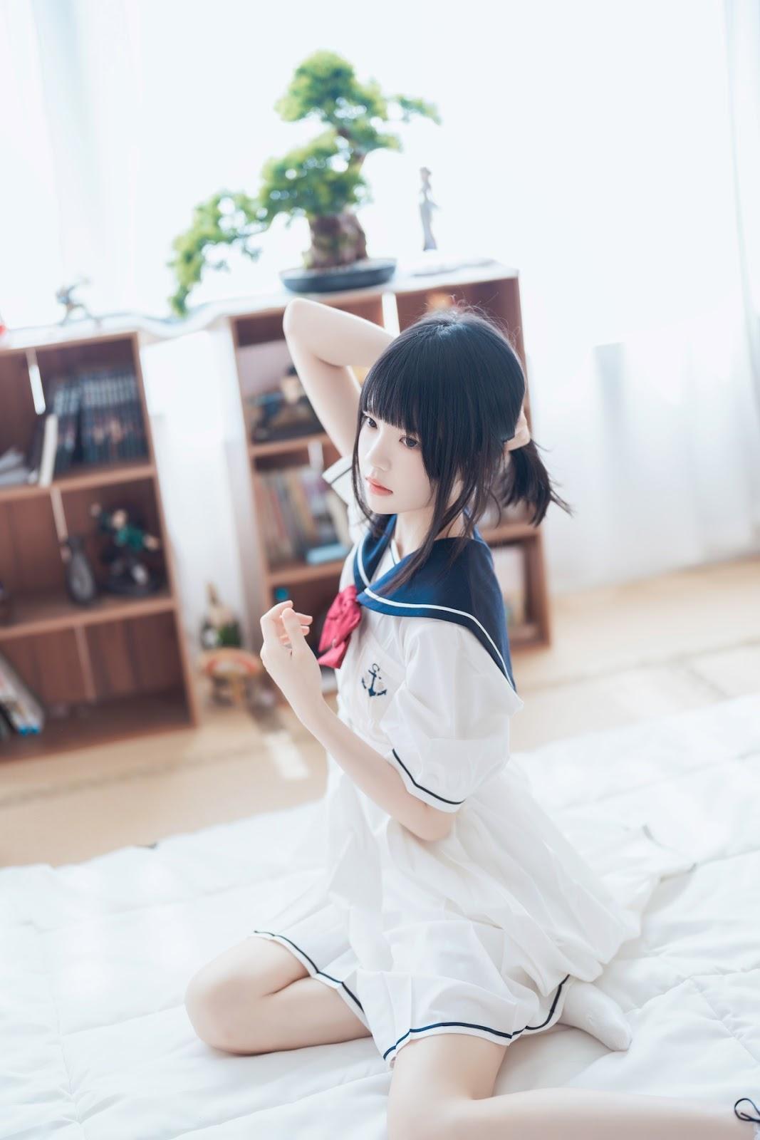 Cosplay 桜桃喵 盛夏制服(1)