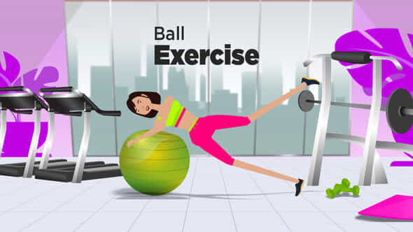 Ball Exercise Animation - VideoHive 39219408